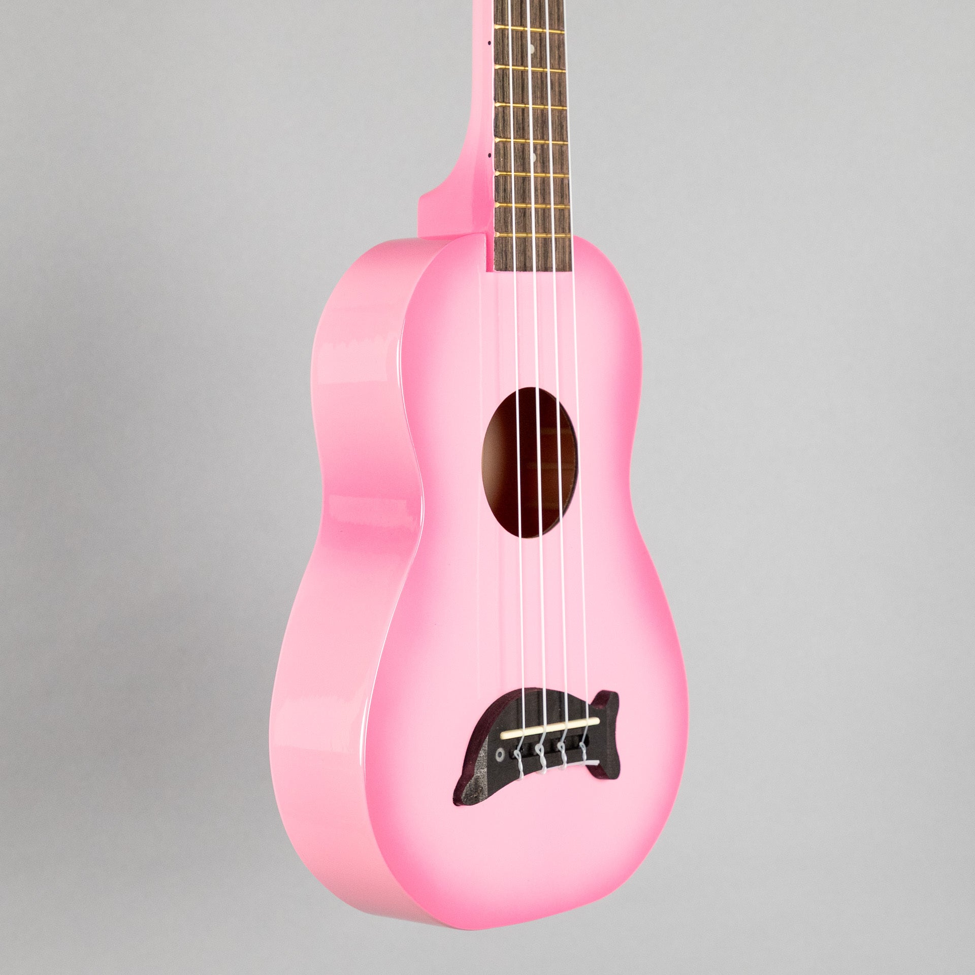 Kala Makala Dolphin Soprano Ukulele, Pink Burst