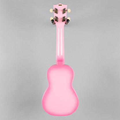 Kala Makala Dolphin Soprano Ukulele, Pink Burst