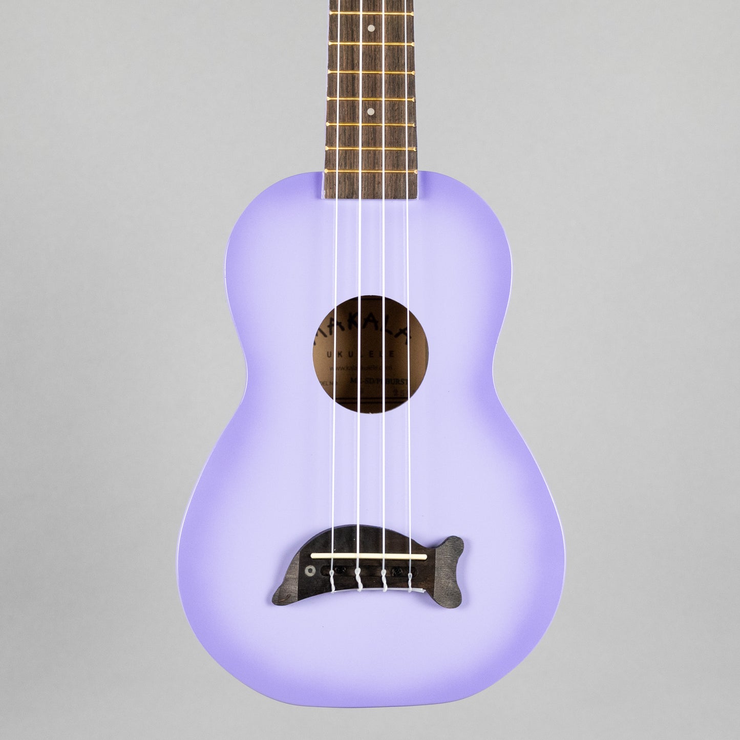 Kala Makala Dolphin Soprano Ukulele, Purple Burst