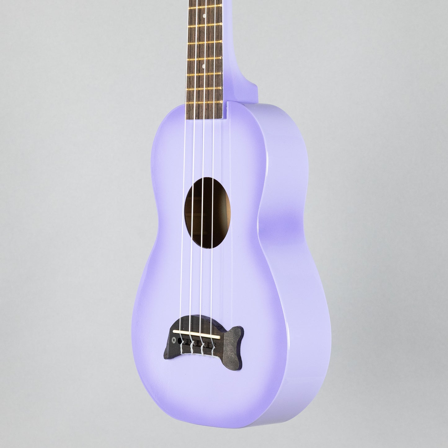 Kala Makala Dolphin Soprano Ukulele, Purple Burst