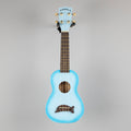 Kala Makala Soprano Dolphin Ukulele, Light Blue Burst