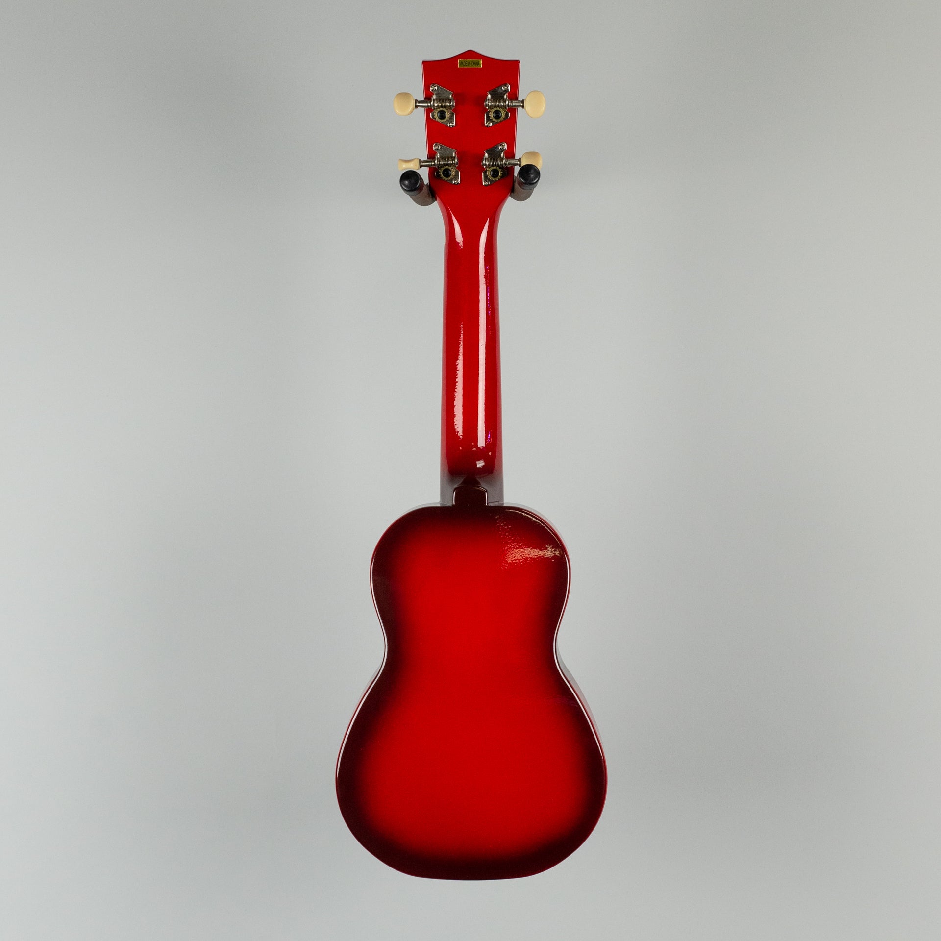 Kala Makala Soprano Dolphin Ukulele, Red Burst