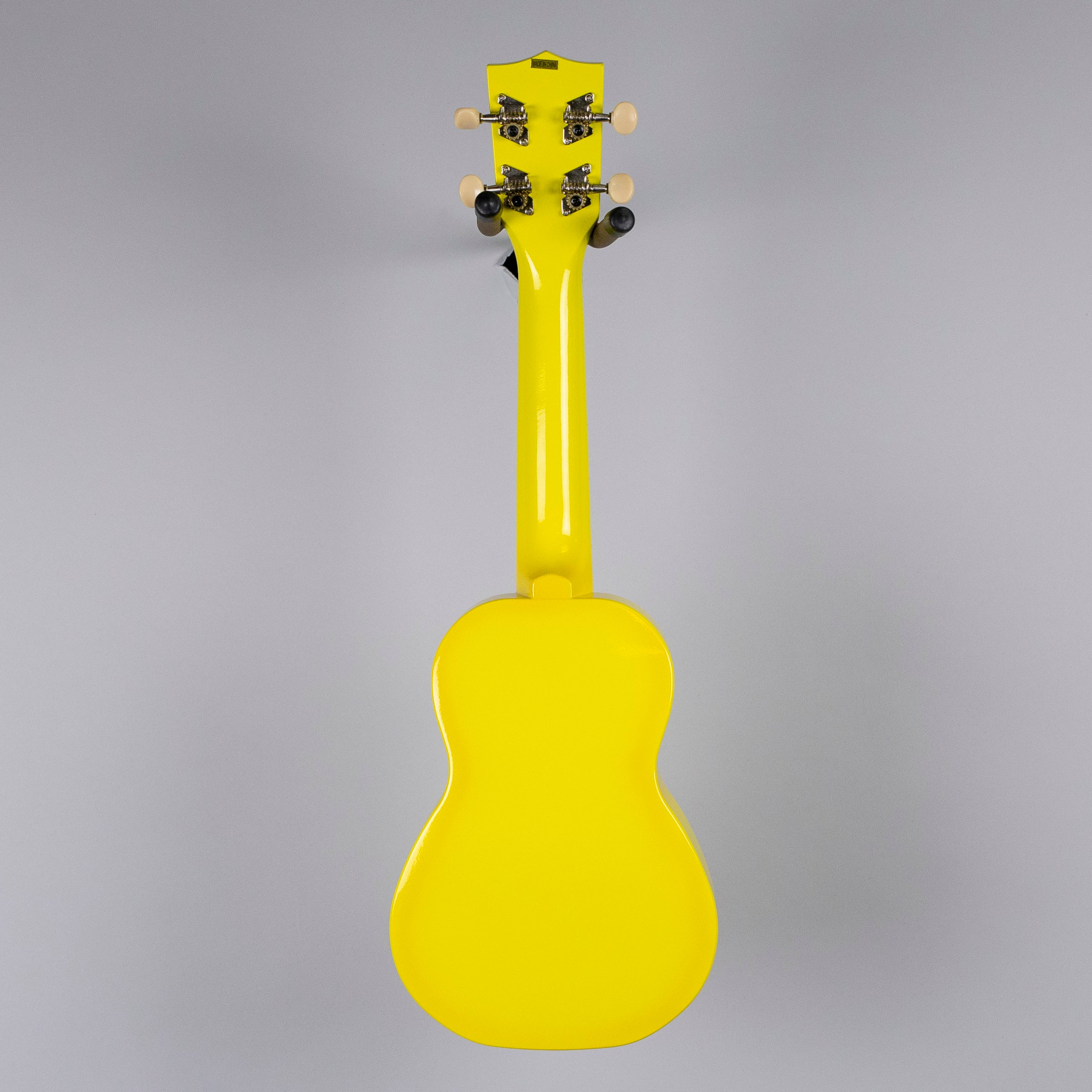 Kala Makala Soprano Dolphin Ukulele, Yellow Burst