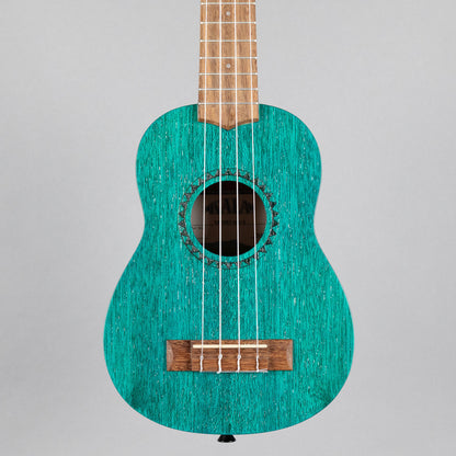 Kala Ocean Blue Watercolor Meranti Soprano Ukulele