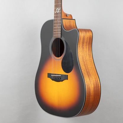 Kepma D3-130A-SB+ Dreadnought Acoustic Guitar, Sunburst, with AcoustiFex K-10 Pickup