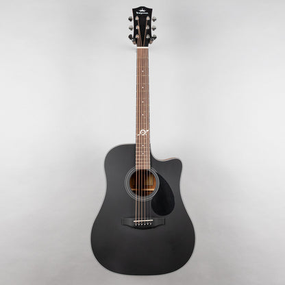Kepma D3-130BK+ K3 Series Dreadnought Acoustic Guitar, Black Matte Finish