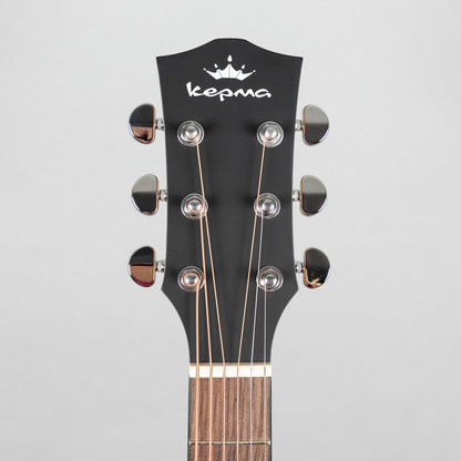 Kepma D3-130BK+ K3 Series Dreadnought Acoustic Guitar, Black Matte Finish