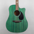 Kepma D3-130BL+ K3 Series Dreadnought Acoustic Guitar, Transparent Blue Matte Finish
