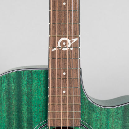 Kepma D3-130BL+ K3 Series Dreadnought Acoustic Guitar, Transparent Blue Matte Finish