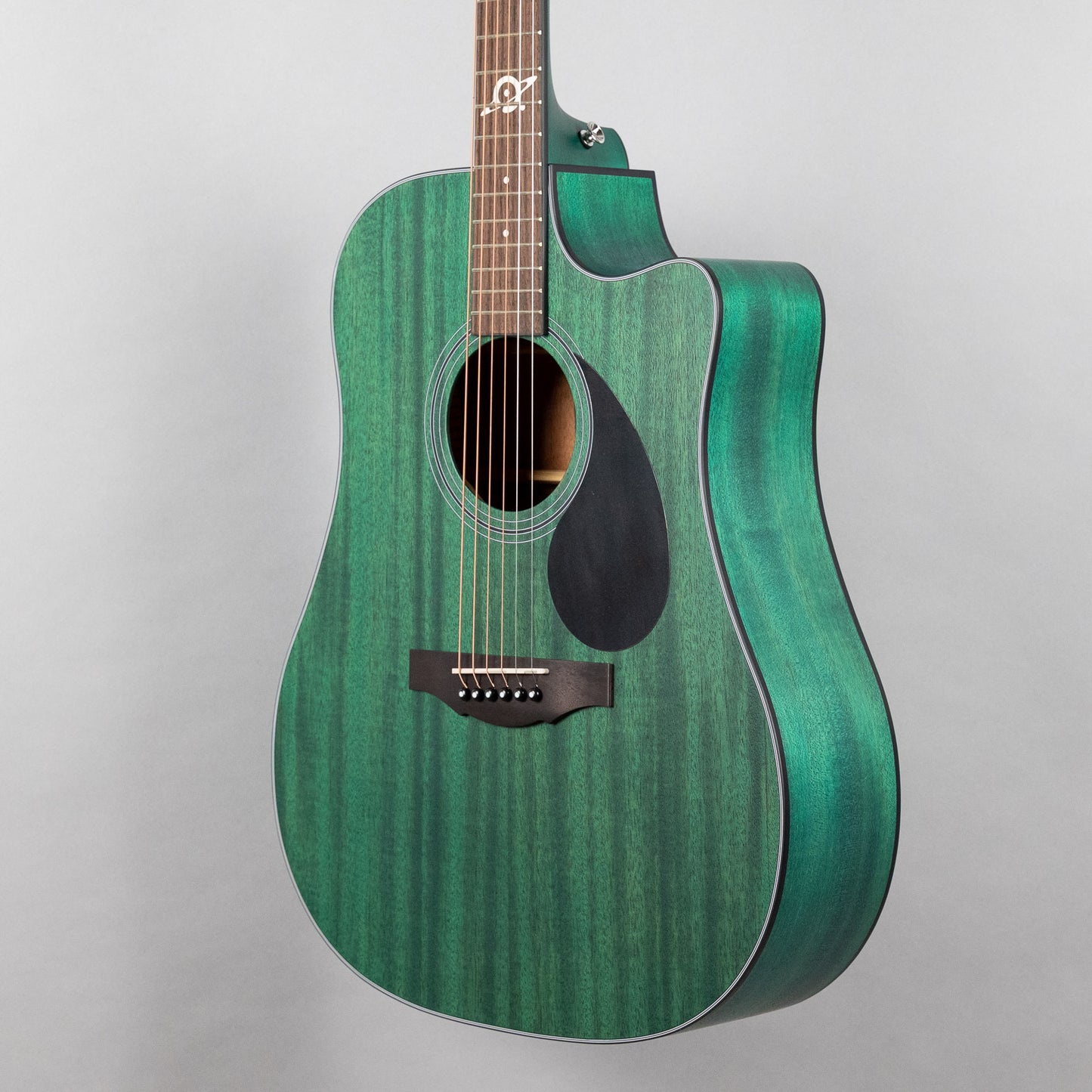 Kepma D3-130BL+ K3 Series Dreadnought Acoustic Guitar, Transparent Blue Matte Finish