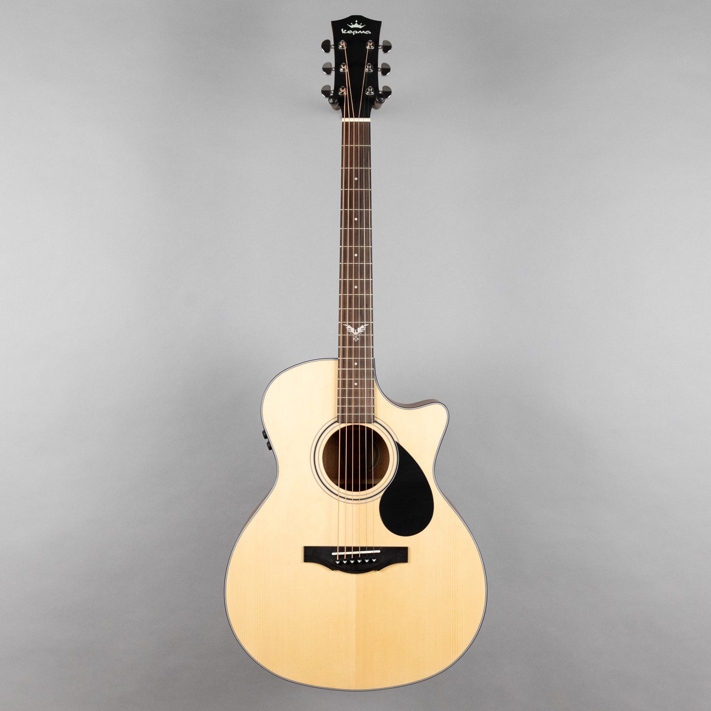 Kepma FGA1-130A Fenix Grand Auditorium Acoustic Guitar, Natural, w/AcoustiFex Pickup