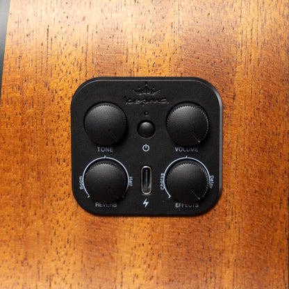 Kepma GA3-130A+ Grand Auditorium Acoustic Guitar, Natural Matte Finish, AcoustiFex K-10 Pickup