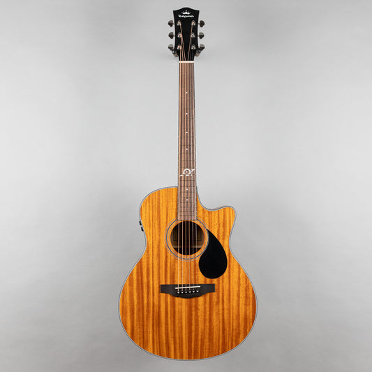 Kepma GA3-130A-WN Grand Auditorium Acoustic Guitar, Walnut Matte Finish, w/AcoustiFex Pickup
