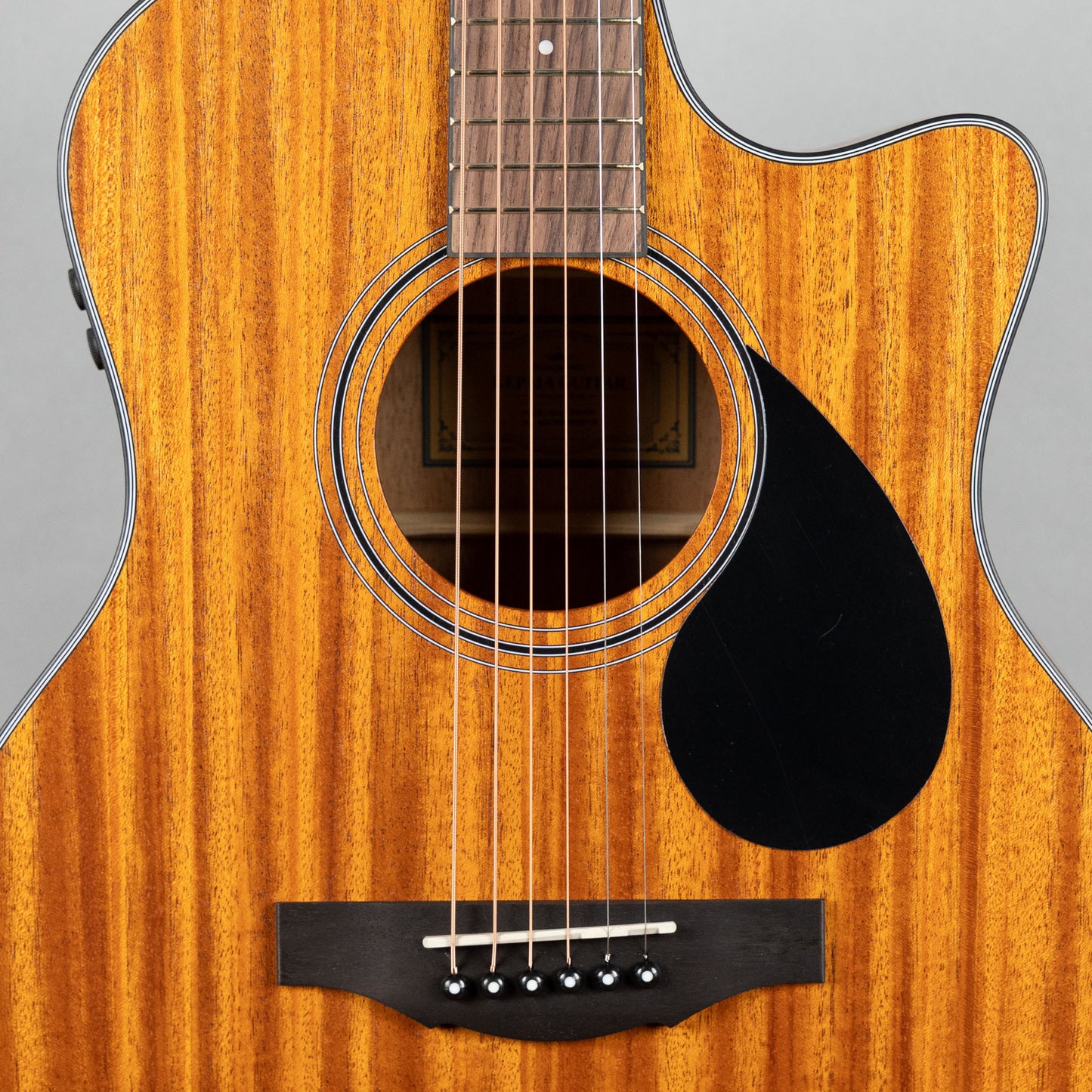 Kepma GA3-130A-WN Grand Auditorium Acoustic Guitar, Walnut Matte Finish, w/AcoustiFex Pickup