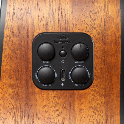 Kepma GA3-130A-WN Grand Auditorium Acoustic Guitar, Walnut Matte Finish, w/AcoustiFex Pickup