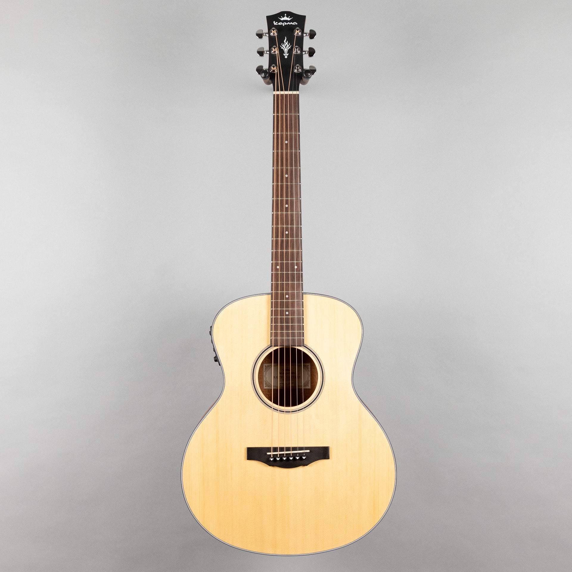 Kepma M3-130-K K3 Series Mini-36" Acoustic Guitar, Natural, Kepma K1 Pickup