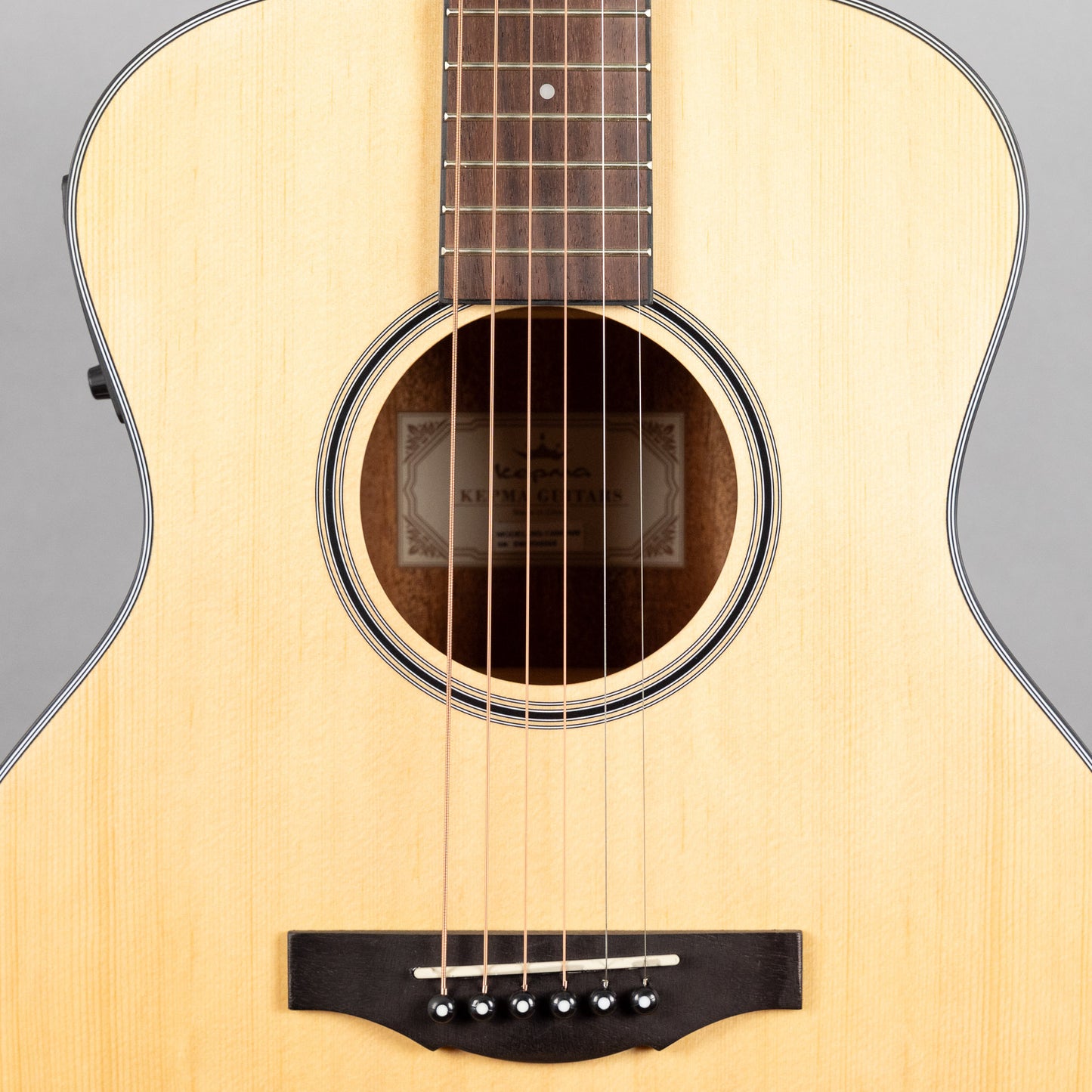 Kepma M3-130-K K3 Series Mini-36" Acoustic Guitar, Natural, Kepma K1 Pickup