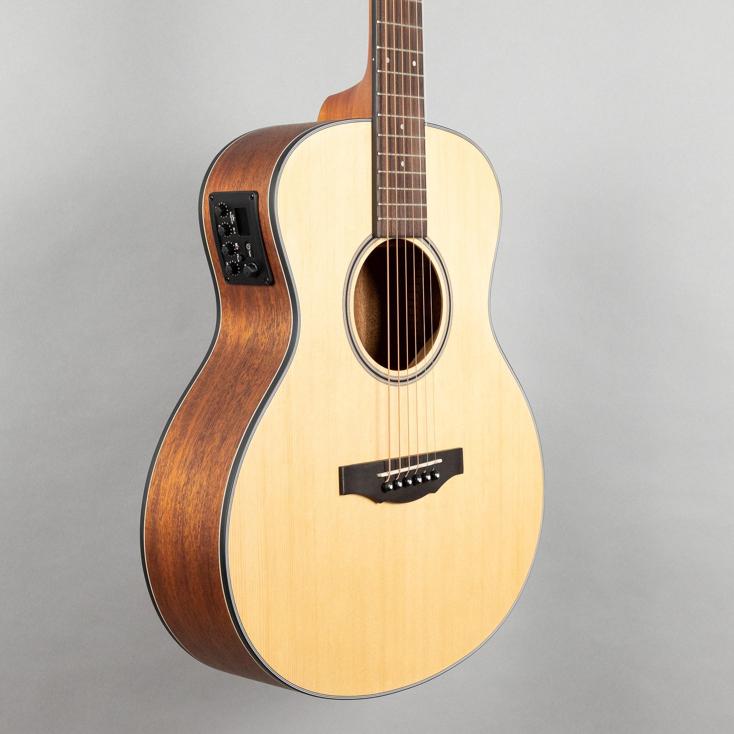 Kepma M3-130-K K3 Series Mini-36" Acoustic Guitar, Natural, Kepma K1 Pickup