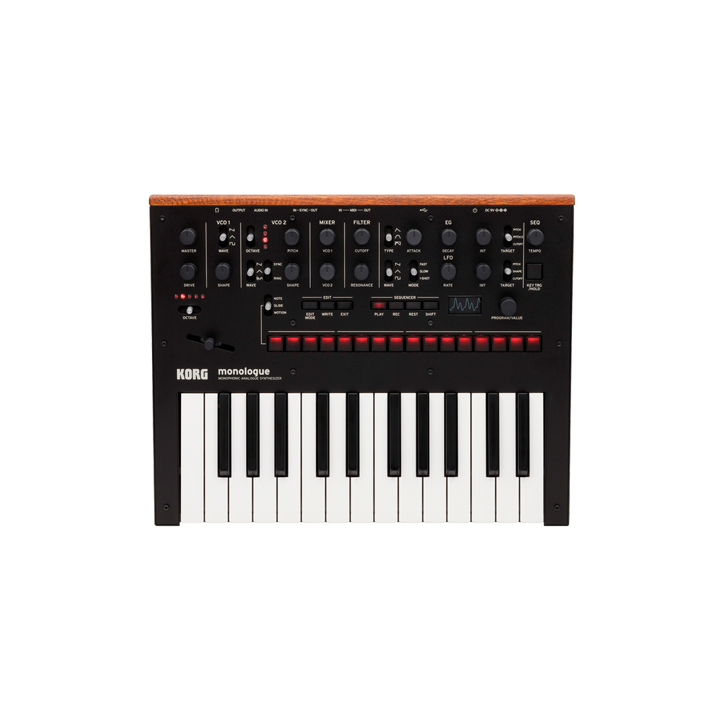 Korg Monologue Monophonic Analog Synthesizer, Black – Carlton Korg Monologue Monophonic Analog Synthesizer, Black – Carlton