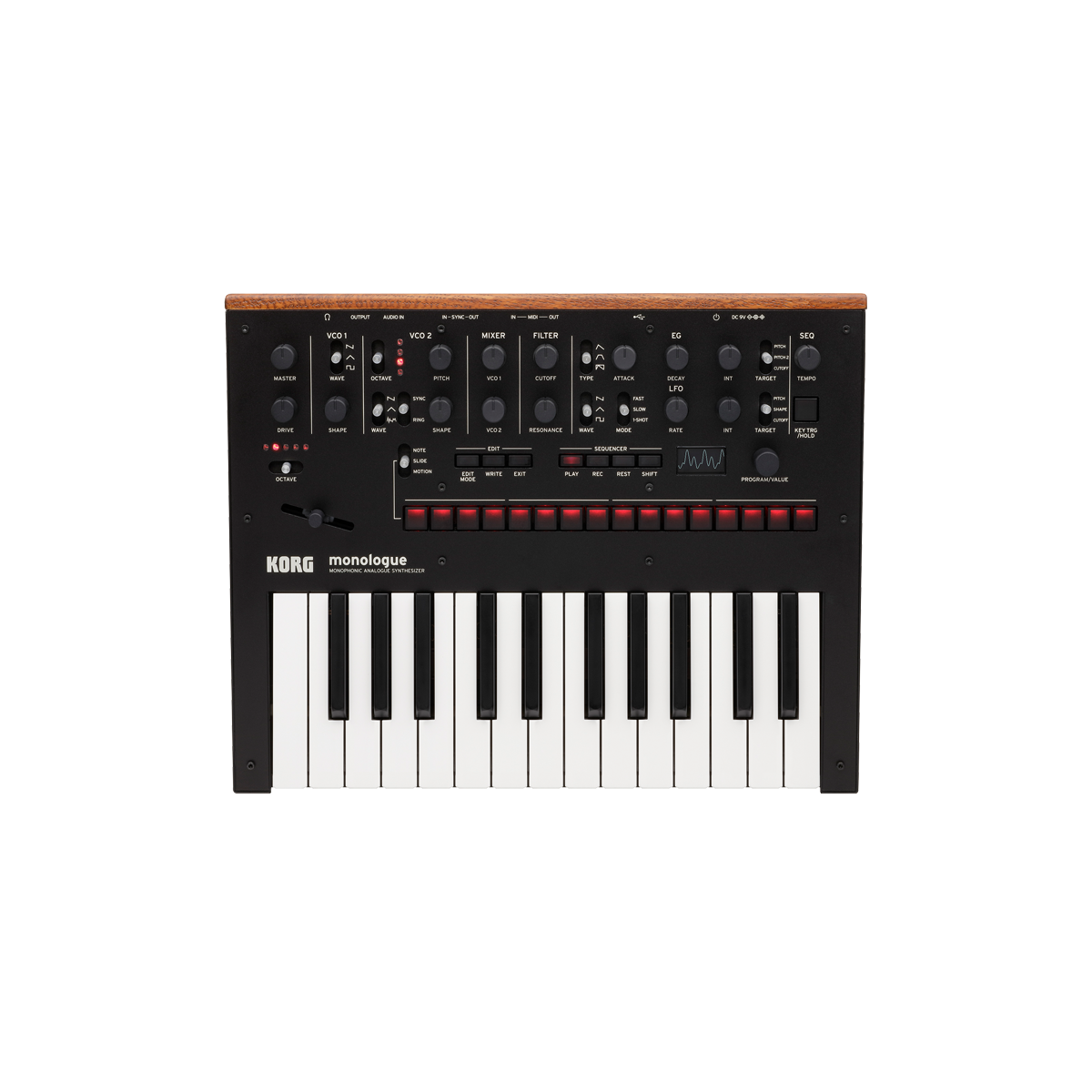 Korg Monologue Monophonic Analog Synthesizer, Black – Carlton Korg Monologue Monophonic Analog Synthesizer, Black – Carlton