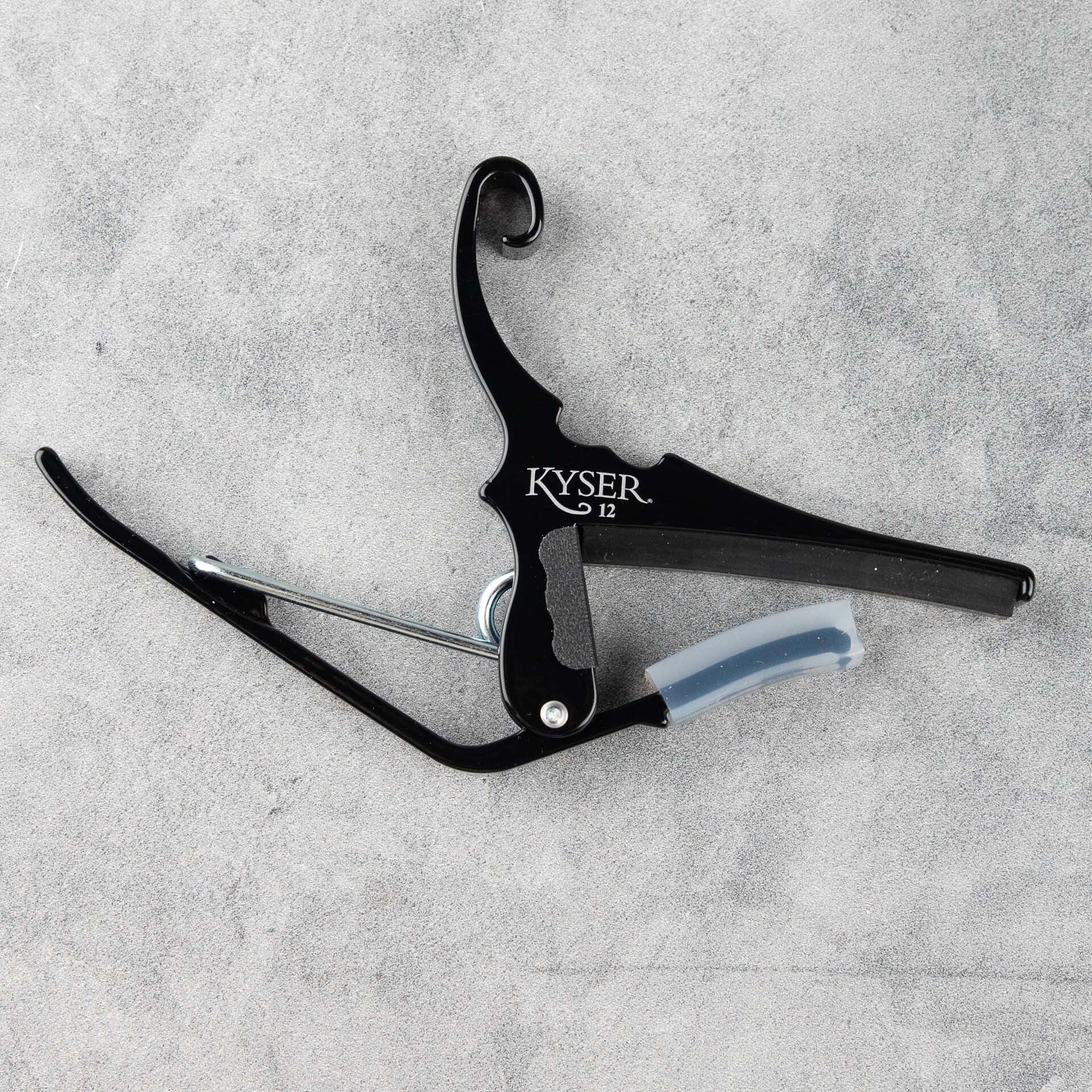 Kyser Quick-Change 12-String Guitar Capo, Black