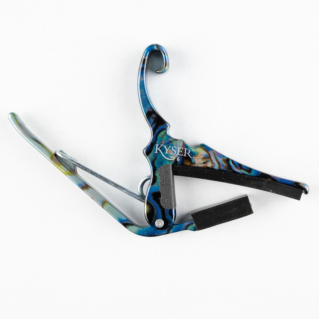 Kyser Quick-Change Acoustic Guitar Capo, Abalone