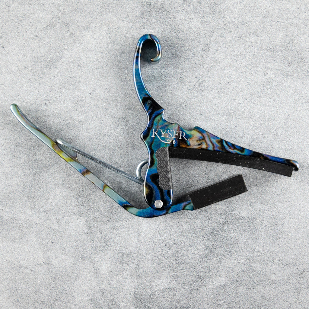 Kyser Quick-Change Acoustic Guitar Capo, Abalone