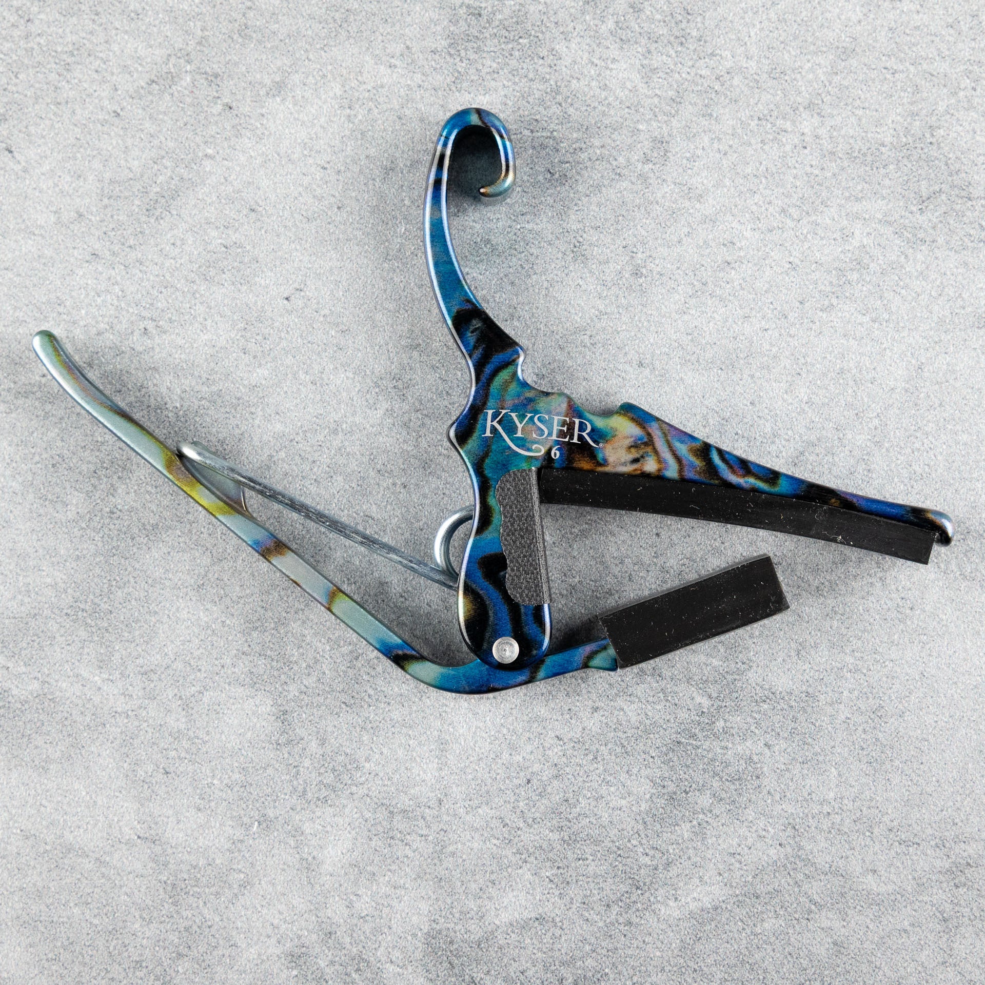 Kyser Quick-Change Acoustic Guitar Capo, Abalone