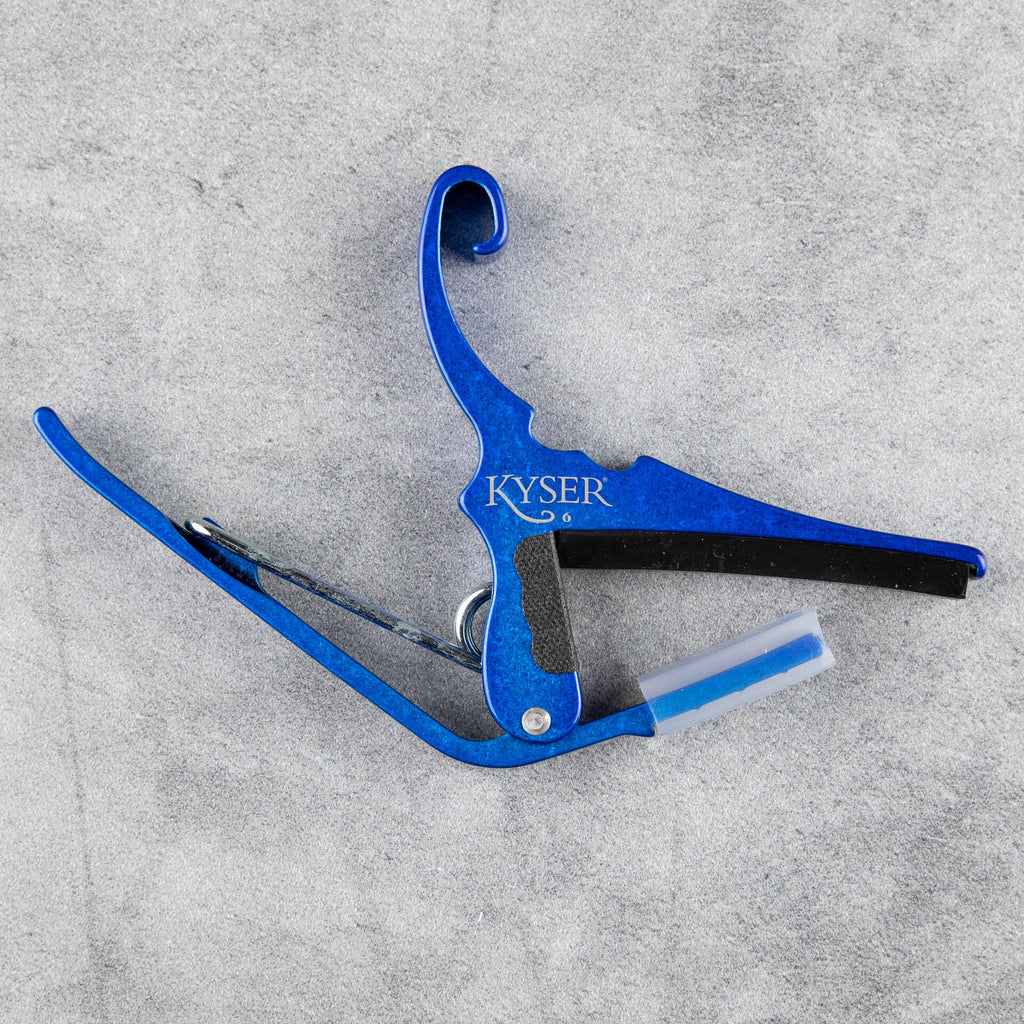 Kyser Quick-Change Acoustic Guitar Capo, Blue