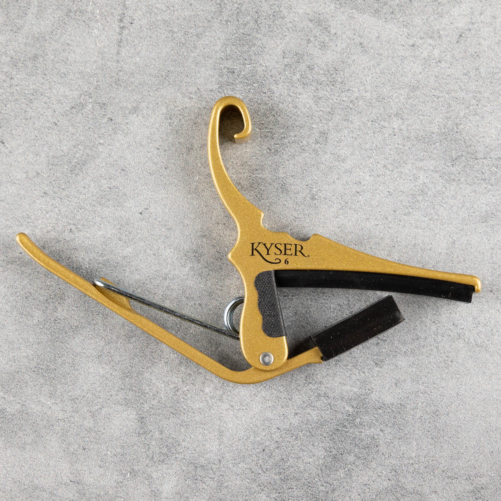 Kyser Quick-Change Acoustic Guitar Capo, Gold