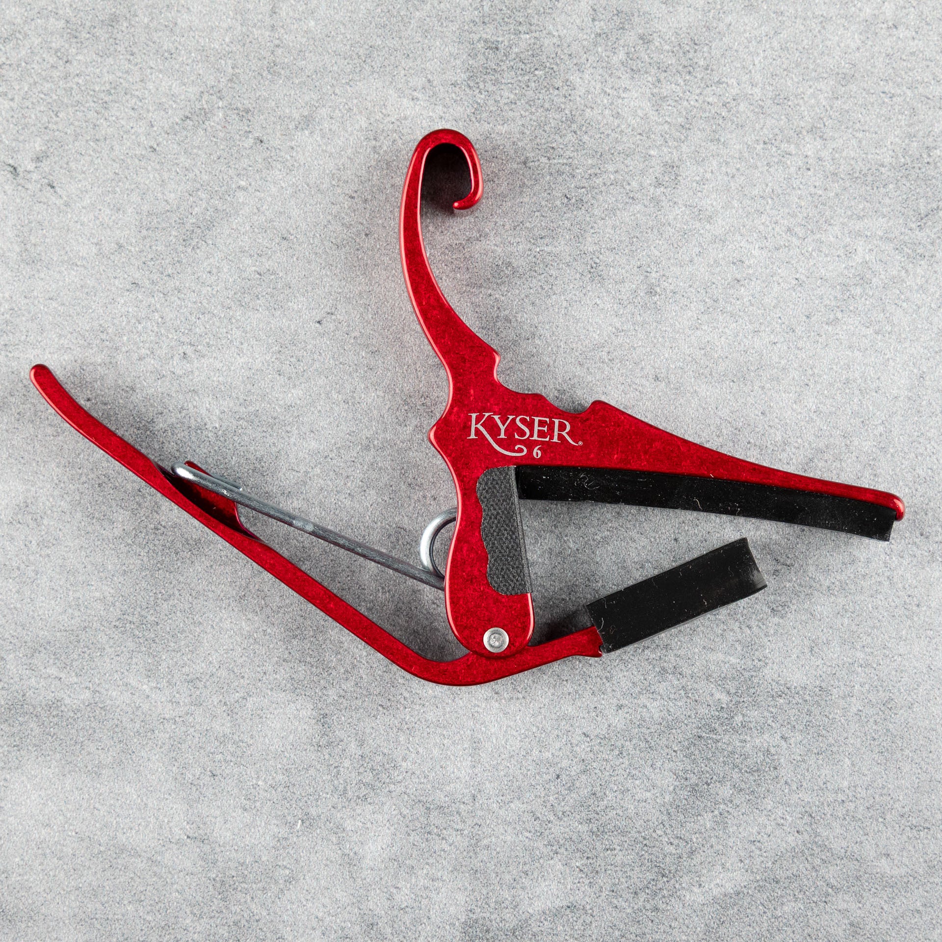 Kyser Quick-Change Acoustic Guitar Capo, Red