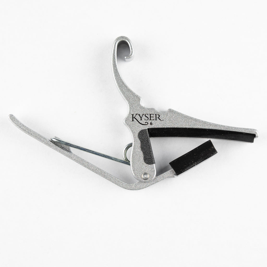 Kyser Quick-Change Acoustic Guitar Capo, Silver