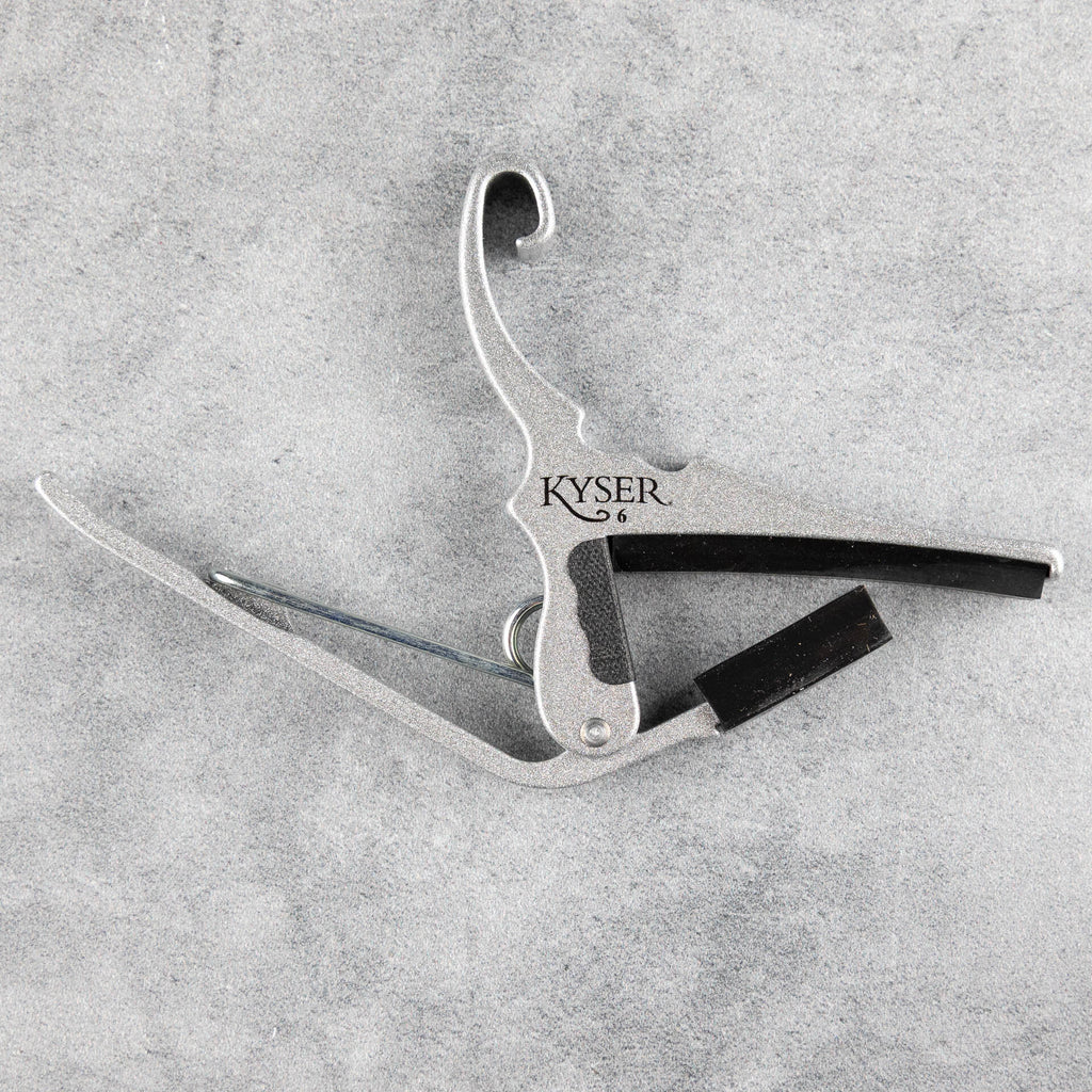 Kyser Quick-Change Acoustic Guitar Capo, Silver