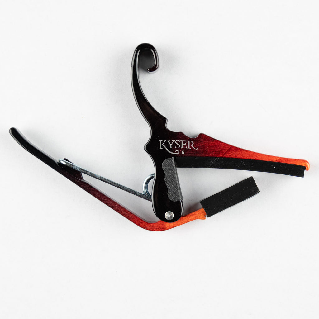 Kyser Quick-Change Acoustic Guitar Capo, Sunburst