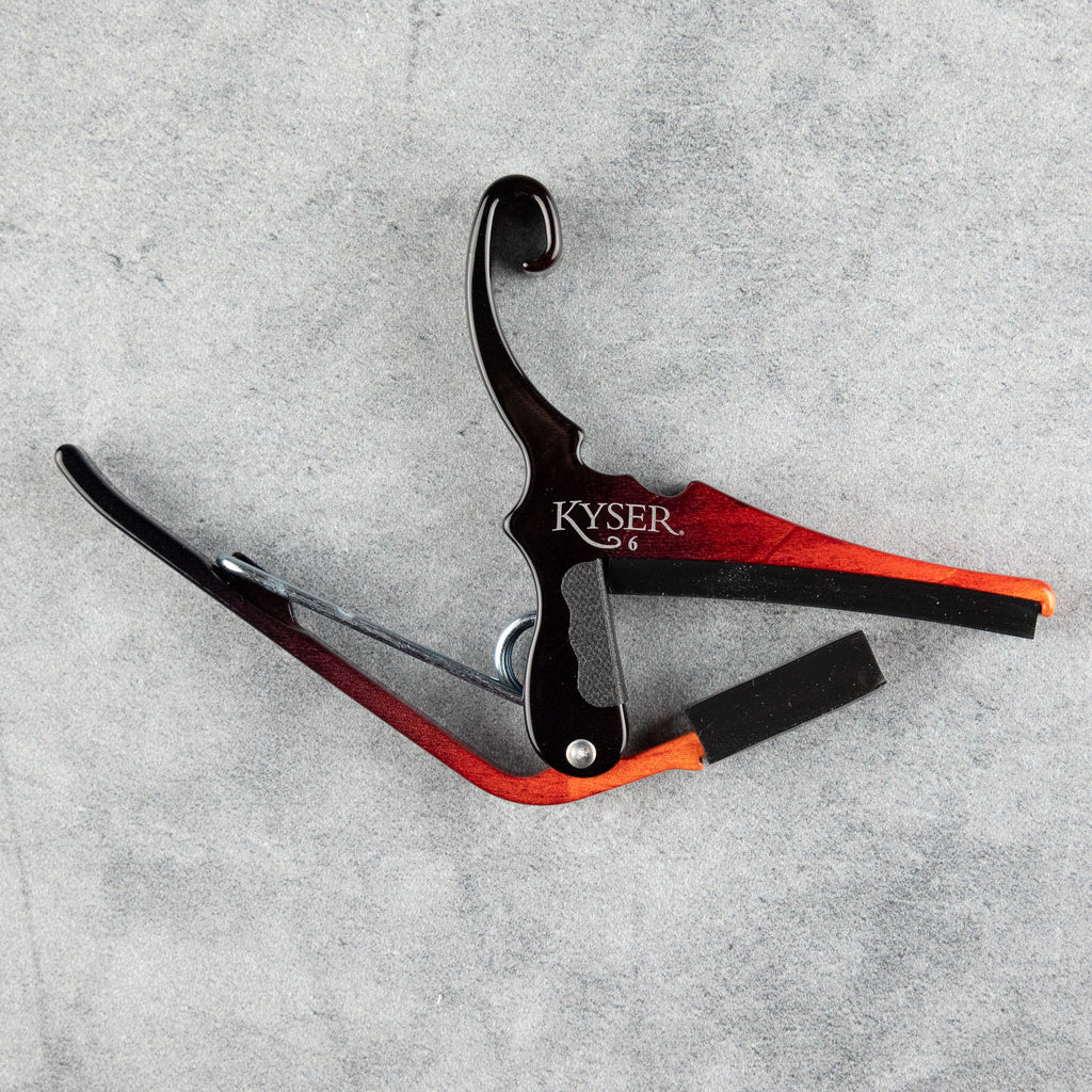 Kyser Quick-Change Acoustic Guitar Capo, Sunburst