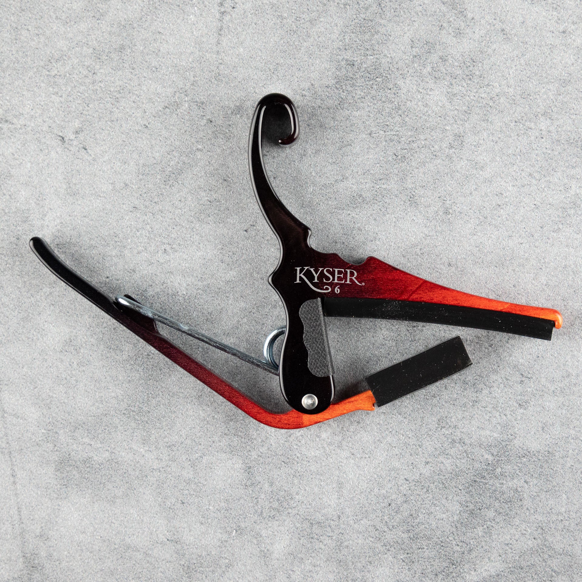 Kyser Quick-Change Acoustic Guitar Capo, Sunburst