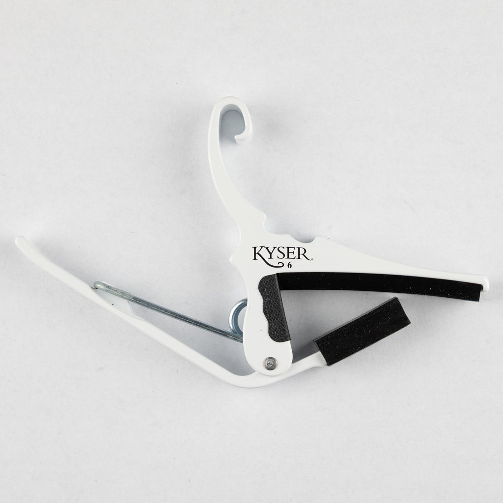 Kyser Quick-Change Acoustic Guitar Capo, White