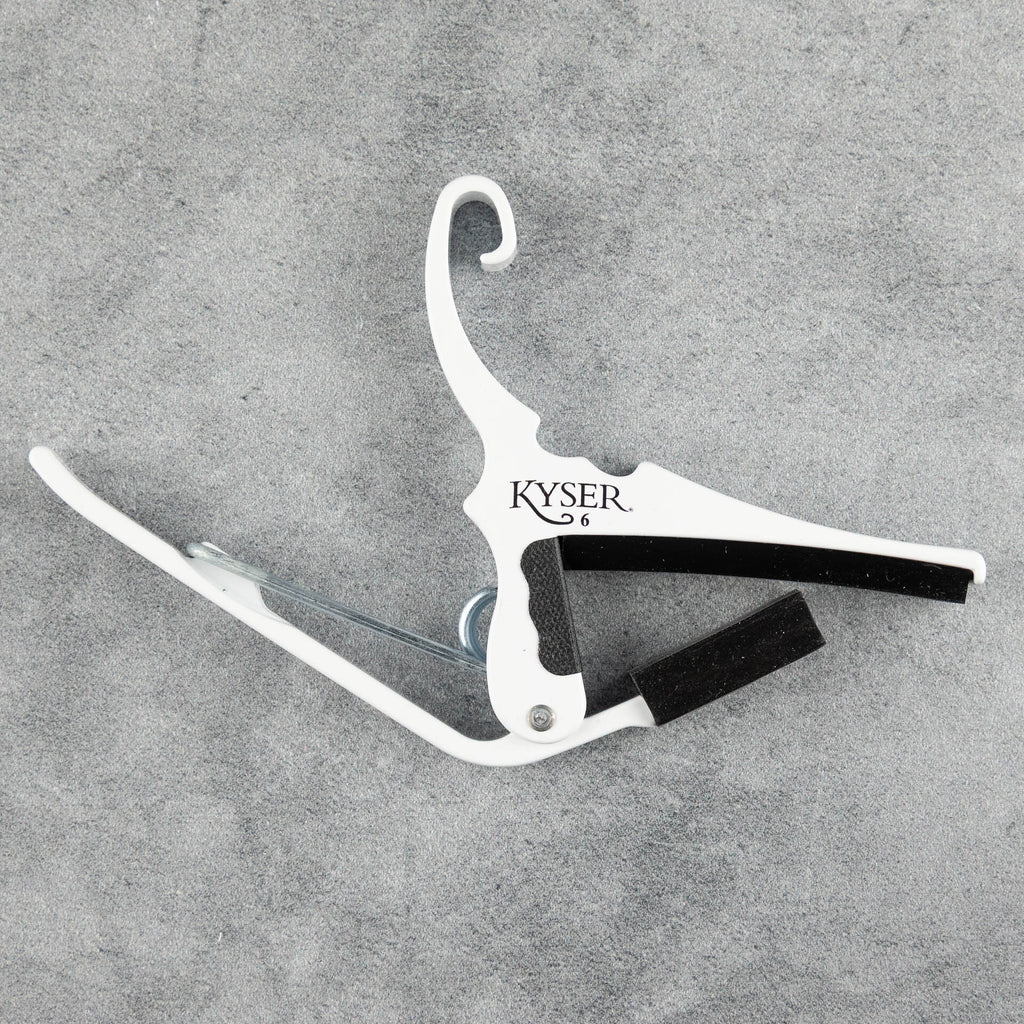 Kyser Quick-Change Acoustic Guitar Capo, White