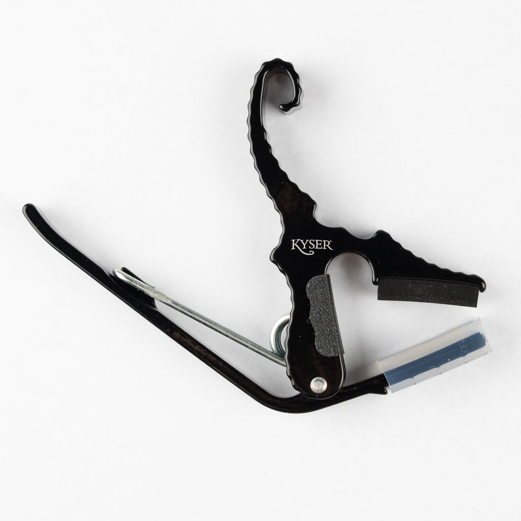 Kyser Quick-Change Short Cut Partial Guitar Capo, Black