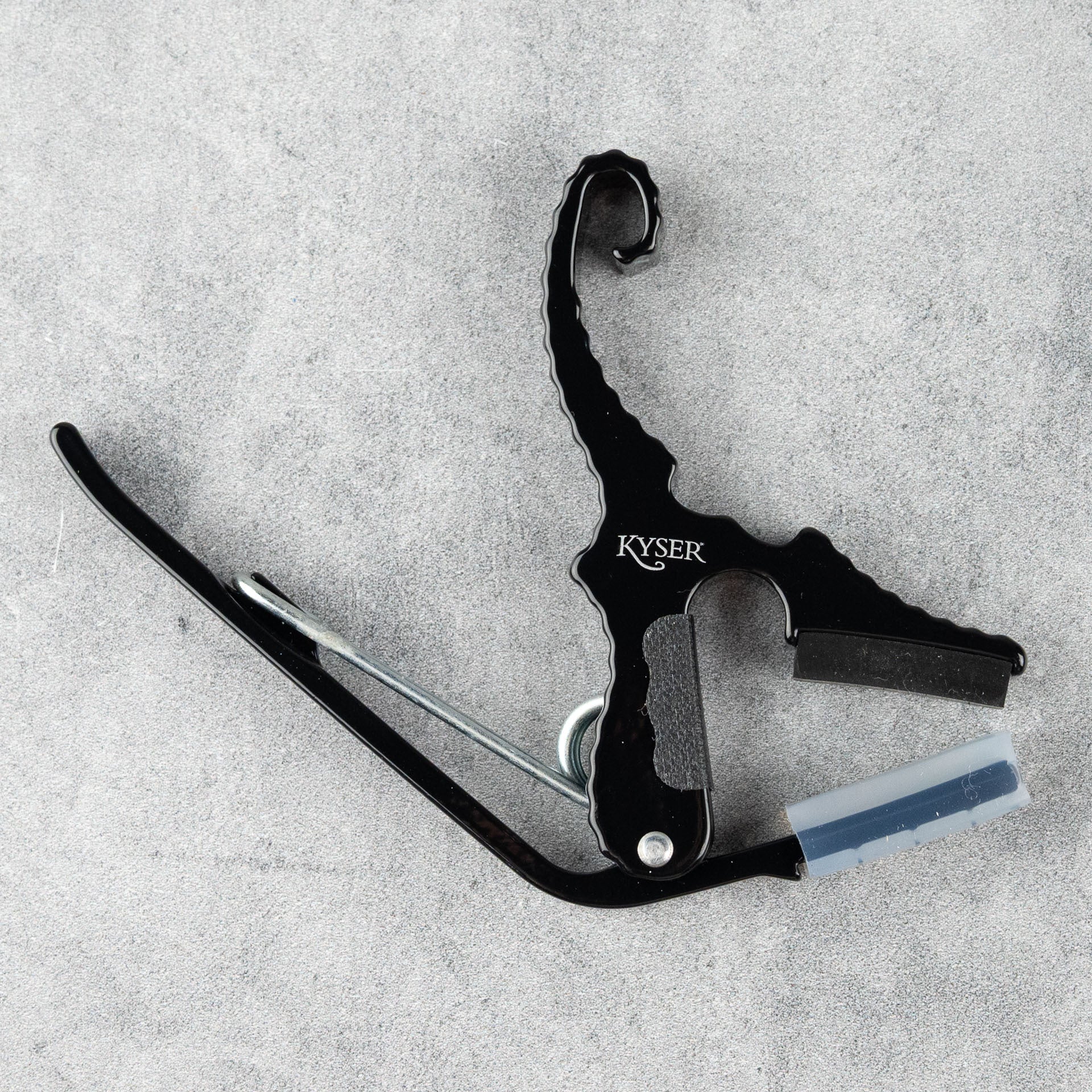 Kyser Quick-Change Short Cut Partial Guitar Capo, Black