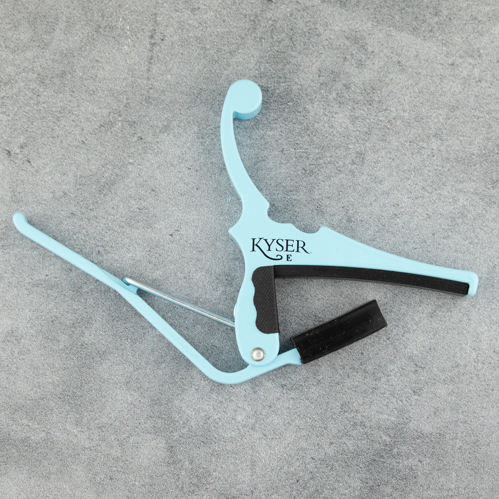Kyser x Fender Quick-Change Electric Guitar Capo, Daphne Blue