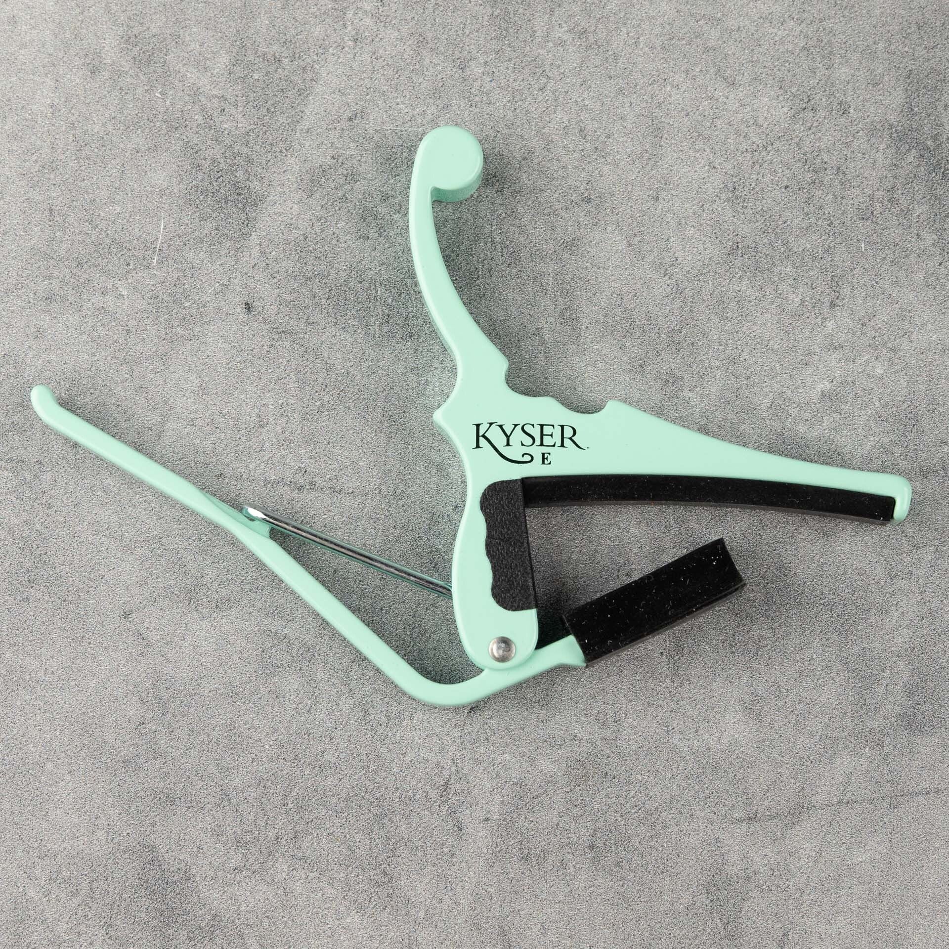 Kyser x Fender Quick-Change Electric Guitar Capo, Surf Green
