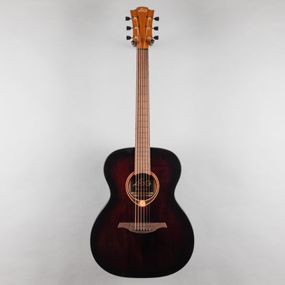 LAG T70A-B&B Tramontane Auditorium Acoustic Guitar, Black & Brown
