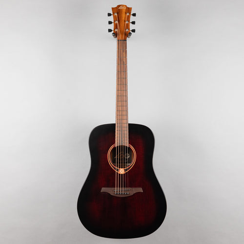 LAG T70D-B&B Tramontane Dreadnought Acoustic Guitar, Black & Brown