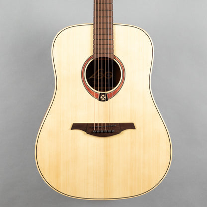 LAG T70D-NAT Tramontane Dreadnought Acoustic Guitar, Natural