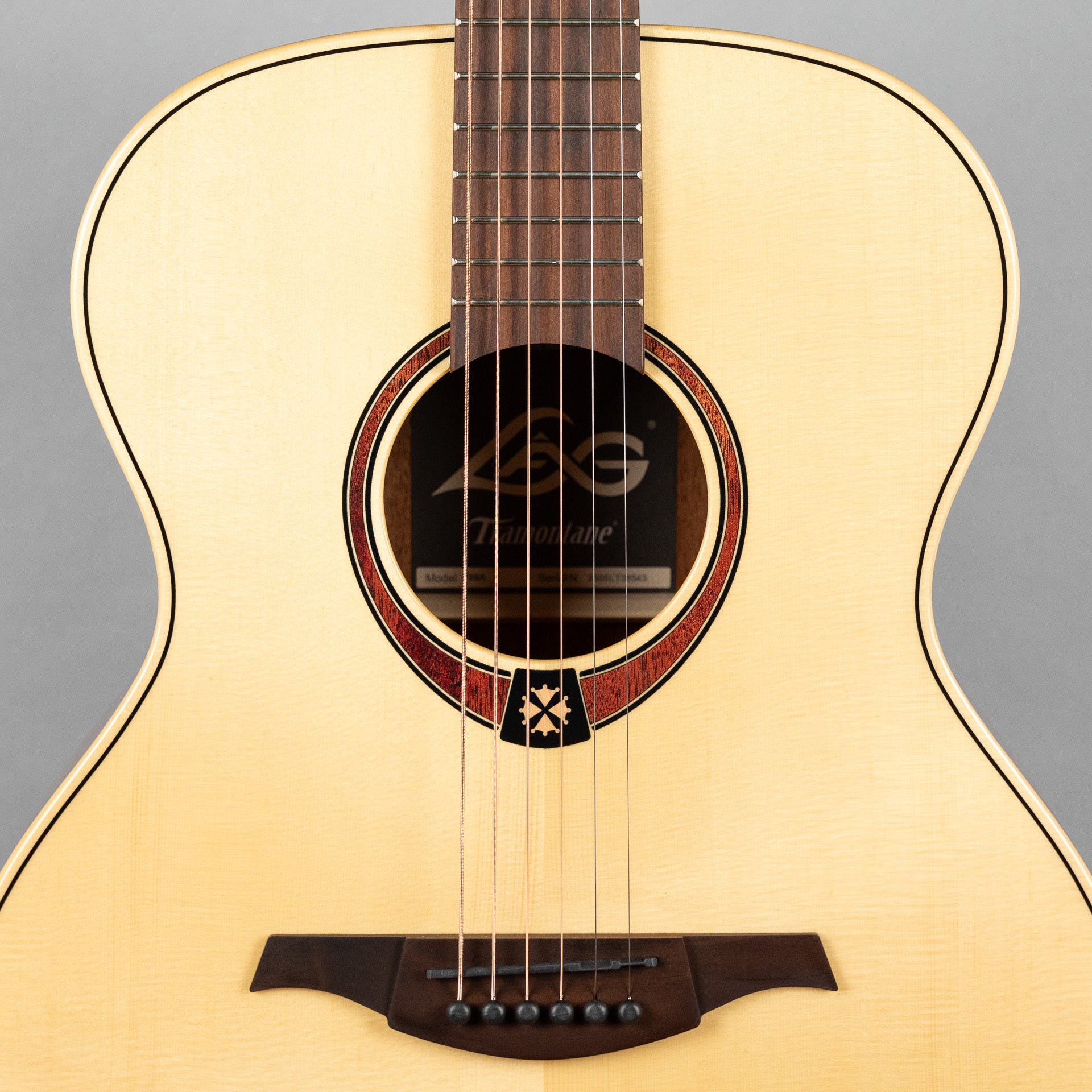 LAG T88A Tramontane Auditorium Acoustic Guitar, Natural