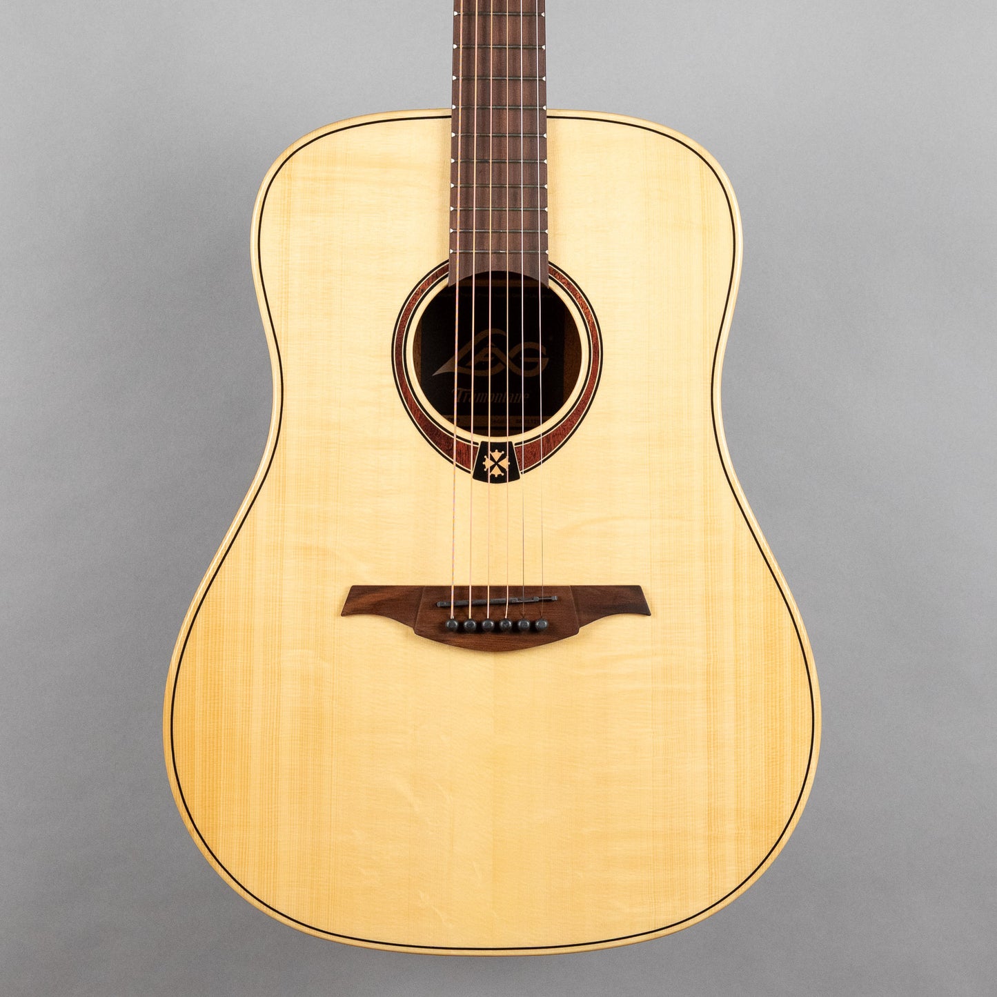 LAG T88D Tramontane Dreadnought Acoustic Guitar, Natural