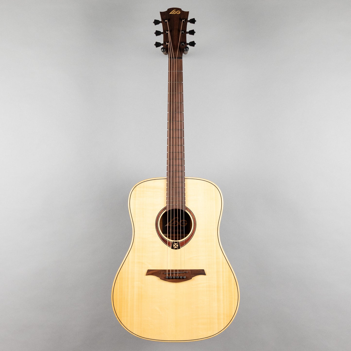 LAG T88D Tramontane Dreadnought Acoustic Guitar, Natural