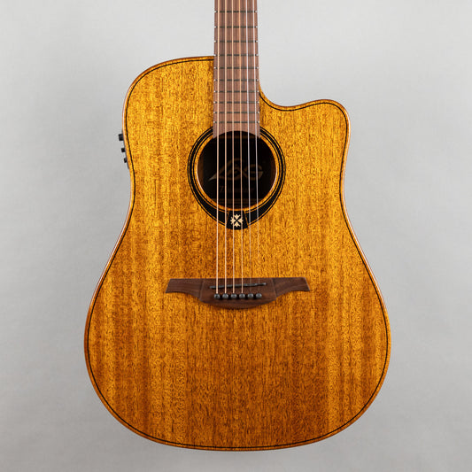 LAG T98DCE Tramontane Dreadnought Cutaway Acoustic Guitar, Natural