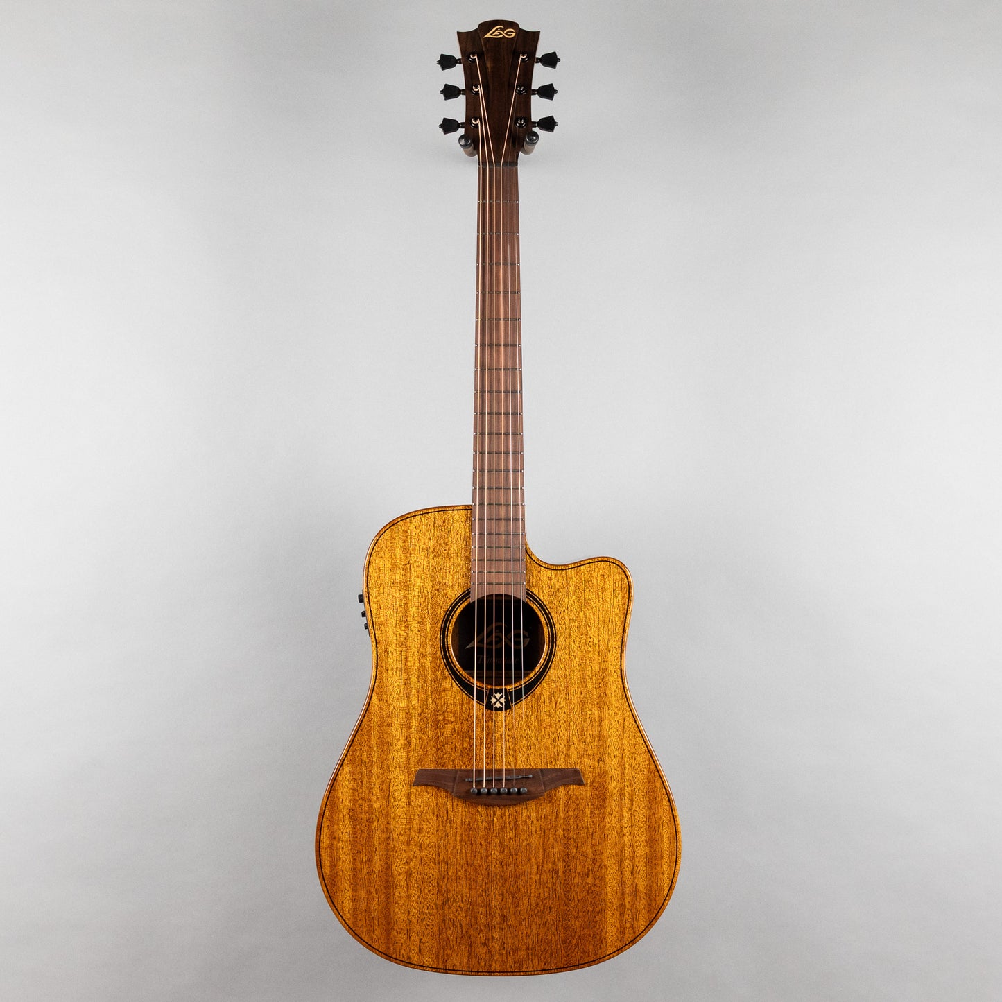 LAG T98DCE Tramontane Dreadnought Cutaway Acoustic Guitar, Natural
